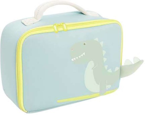 Sunnylife - Kids Swimtime Lunchtas Dino - Neopreen - Groen van Sunnylife