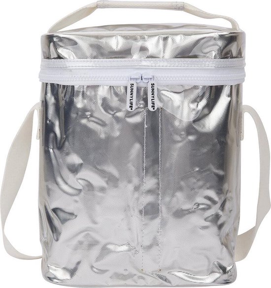 Sunnylife - Koeltas Picnic Drinks - picknick tas - Koeltas - Zilver van Sunnylife