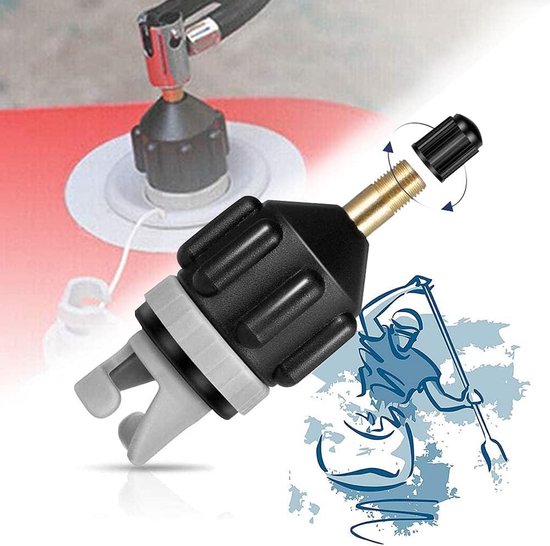 Sup Adapter voor Luchtpomp - Universele Ventiladapter voor SUP, Kajak, Kanu en Opblaasboten van Merkloos