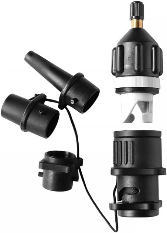 SUP Pomp Adapter - Ventiel Adapter - Opblaasboten Kajakken - 4 Mondstukken van Merkloos