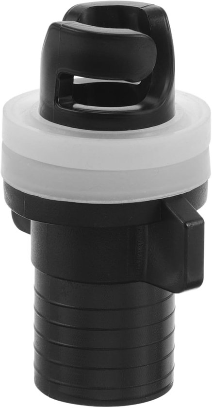 Sup Ventiel Adapter - Kajak Ventiel Boot Ventiel - Opblazen Watersport - Multicompatibel Ontwerp - 5.70X4.00X3.00CM - Zwart