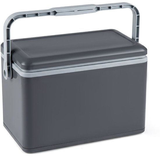 SureDeal® - Koelbox - Draagbare Harde Liter - Ergonomische Handgreep Draagbare - 48,5x29x31,5 cm - Grijs