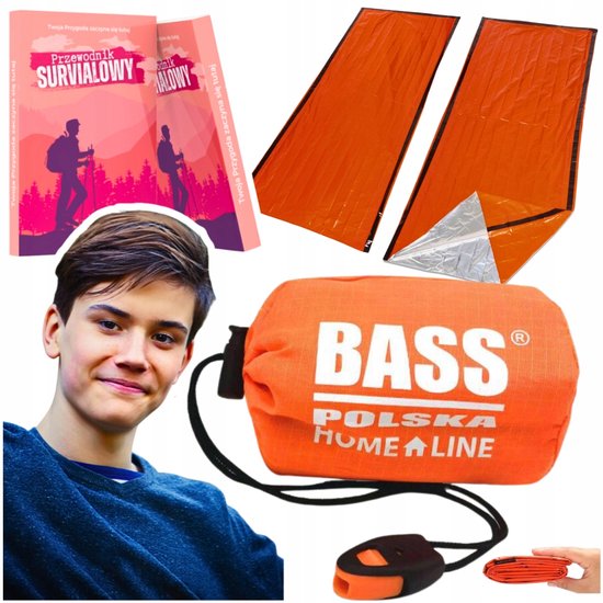 Survival Nood Slaapzak XXL - Waterdicht, Winddicht, Oranje