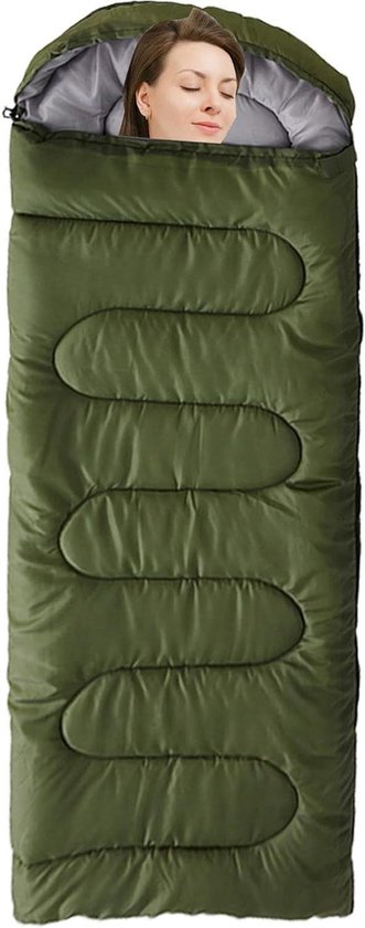 Survival Slaapzak - Bivak Zak - Buiten Overleven - Warmte Reflecterend - 34 x 19 x 18 cm - Leger Groen