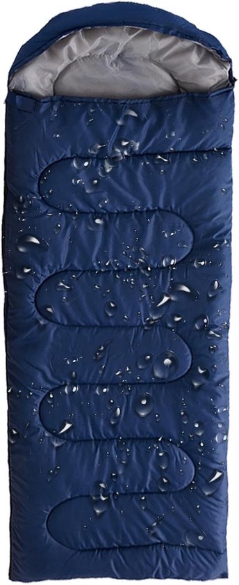 Survival Slaapzak - Nood Bivakzak - Buiten Overleven - Waterdicht Winddicht - 180cm Lengte - Donkerblauw
