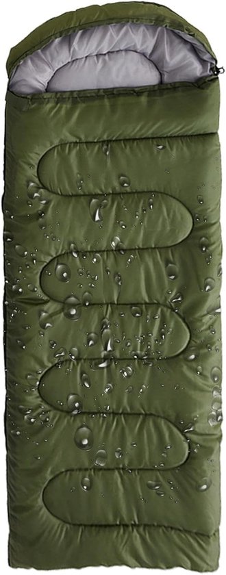 Survival Slaapzak - Nooddeken Bivakzak - Buiten Overleven - Waterdicht Lichtgewicht - 180cm Lengte - Legergroen