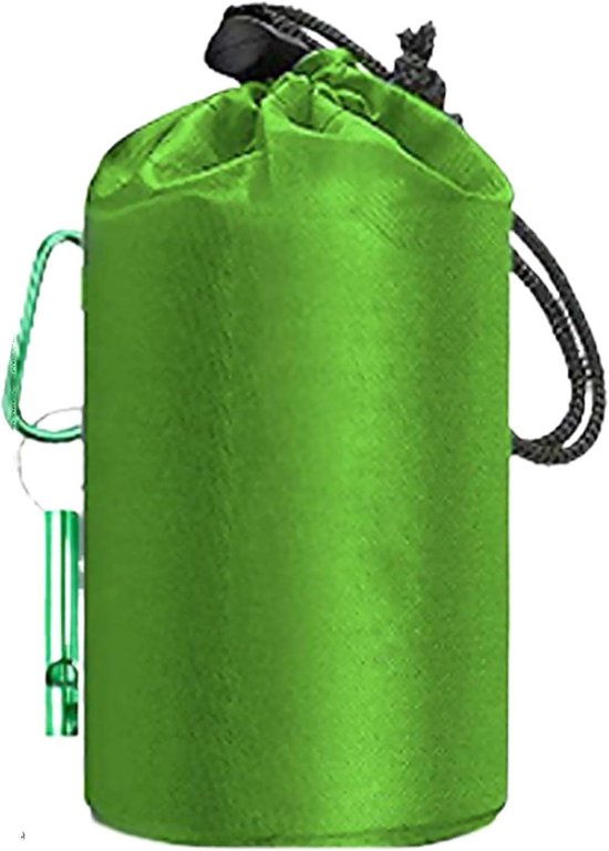 Survival Slaapzak - Nooddeken Shelter - Outdoor Avontuur - Waterdicht Winddicht - Lichtgewicht Ontwerp - Groen