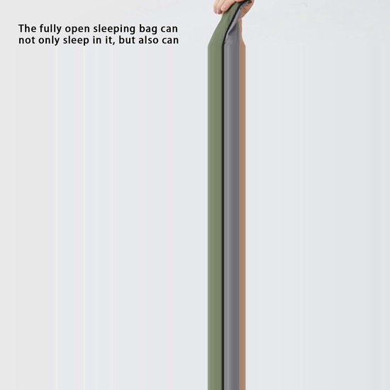 Survival slaapzak - Nooddeken thermisch - Outdoor bescherming - Waterdicht winddicht - 180 x 75 cm - Legergroen