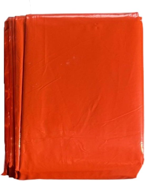 Survival Slaapzak - Reddingsdeken Isolatiezak - Outdoor Bescherming - Extreme Klimaatverdediging - 210 x 90 cm - Oranje