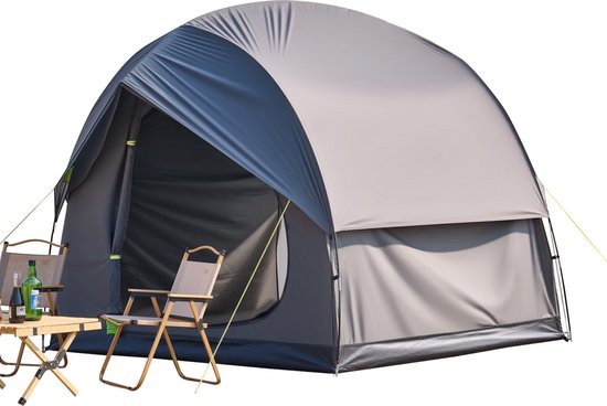 SUV Achterklep Tent, 240 x 240 x 215 cm, 210T Oxford Stof, Waterdicht en Muggenbestendig, Verbeterde Steunstokken, Ruim Interieur voor 5-8 Personen van FDJ