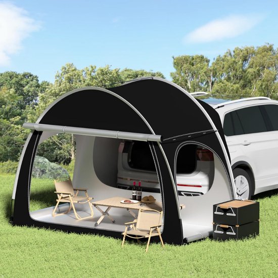 SUV Auto Tent - Campingtent Met Drie Deuren - Alle Drie Zijden Openend - Waterdicht En UV-Bestendig - Grote Ruimte Autotent Achterklep - Voor Kamperen van Vivi Buty