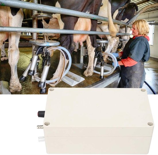 SVGCommerce - Elektrische Vacuum Pomp - Melkmachine Accessoires - Efficiënte Melkafvoer - 12V - Hoogwaardige Pomp - Perfect voor Melkveehouderij - Ges van Merkloos