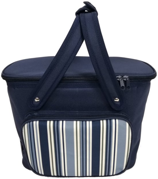 SVITA Koeltas 20l - Draagtas Koelbox Lunchtas met Handvatten Blauw van Merkloos