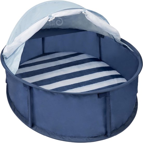 SVN® Strandtent uv Bescherming - Strandtent Baby Pop Up – Strandtentje Extra Licht - Blauw - 98cm x 90cm x 85cm van Merkloos
