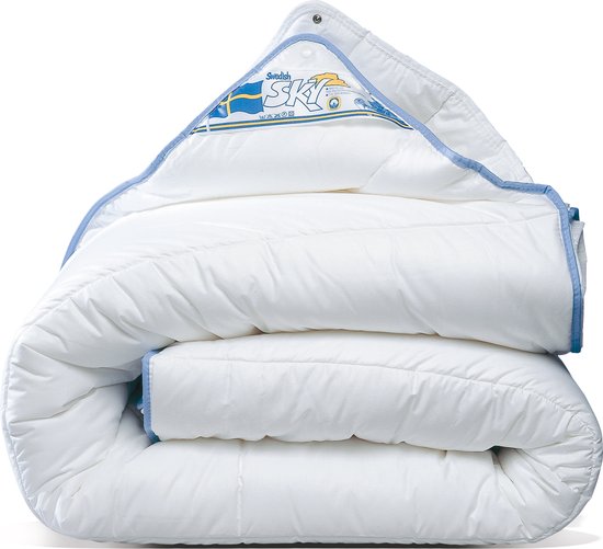 Swedish Sky - Luxe Non-Allergisch Wasbaar 4 Seizoenen Dekbed 200x200cm - Het Écht Ademende HolleVezel Dekbed - Tweepersoons dekbed - Zomerdekbed én winterdekbed van Utopia Bedding