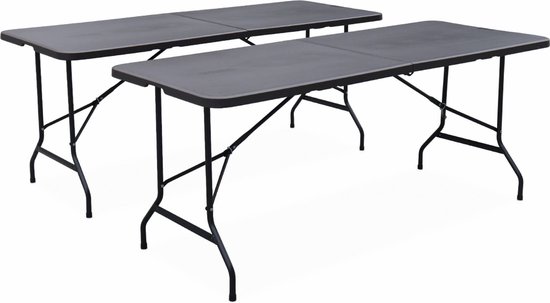 sweeek - 2x klaptafels, 180x70cm van Sweeek