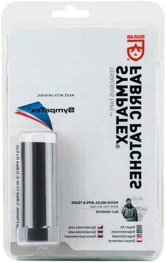 Sympatex Patches - Reparatiestickers Kleding - Kleding Repareren - Waterdichte Infield Reparaties - 2 Stuks - Zwart