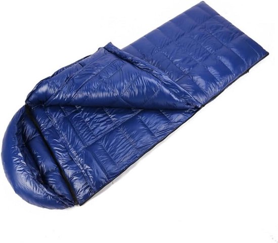 Synthetische Slaapzak - Mummie Slaapzak - Buiten Kamperen - Extreme Weersbestendig - One Size - Blauw