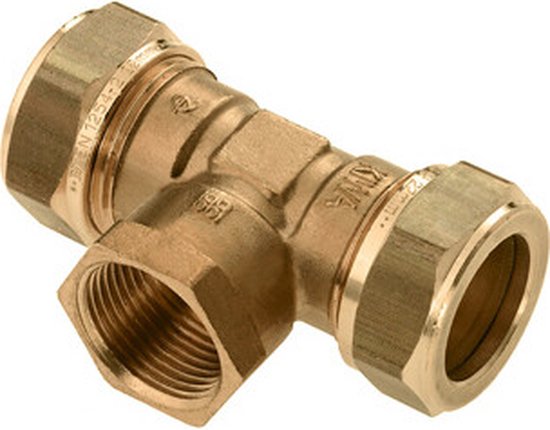 T-koppeling verloop 15 X 1/2 x 15 van T