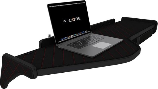 Tafel Dashboard Vrachtwagen - Middenconsole Vrachtwagen - Organisatie Cabine - Met Lade LED Paneel - Voor FH 3 - Zwart Rood