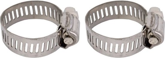 Talen Tools - Slangklemmen - RVS - 20-32 mm - 2 stuks van Talen Tools