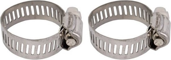 Talen Tools - Slangklemmen - Verzinkt - 32-50 mm - 2 stuks van Talen Tools