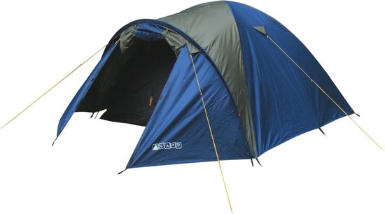 Tambu Acamp 4 persoons koepeltent donker blauw /donker groen van Tambu