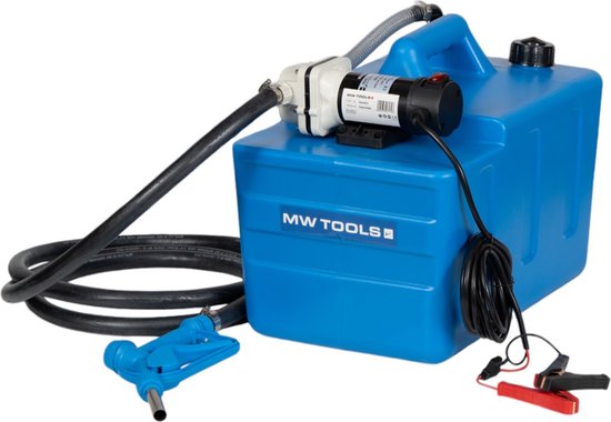 Tank PE ad blue 50l, pomp 12V, man. Pomp van Lemania Energy