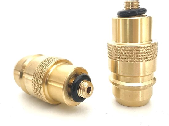 Tankadapter Euronozzle - LPG Autogas - Brandstof Vullen - Topkwaliteit EU - 64 mm 10 mm - Zilverkleurig