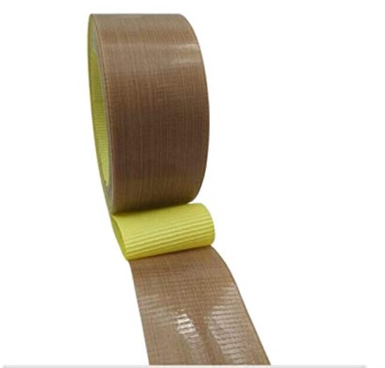 Tape, Heat Seal Glas Teflon Tape - Zelfklevend (Pack van 1, 12mm x 10m)