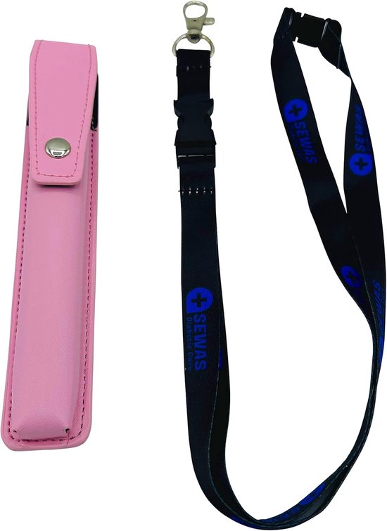Tas voor insuline-pennen - Schoudertas en etui voor diabetici - Roze van Fabsome