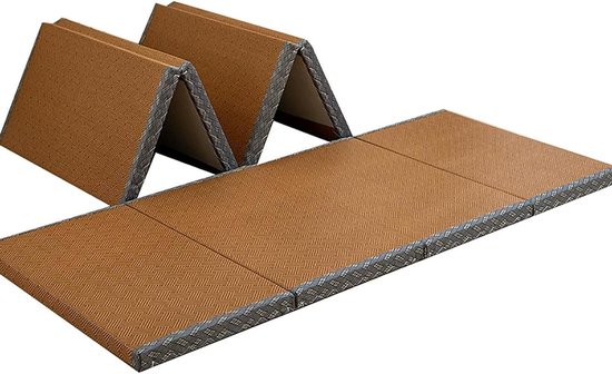 Tatami Mat - Japanse Vloermat Kokosvezel - Meditatie Yoga - Natuurlijk Vochtregulerend - 120 x 200 cm - Bruin van Merkloos