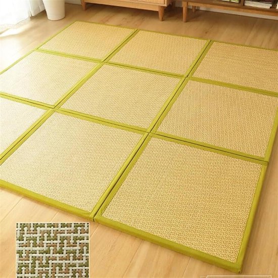 Tatami Mat - Japanse Vloermat Rotan - Comfortabel Zitten en Slapen - Natuurlijke Rotanvezel - 120x180cm - Niet gespecificeerd