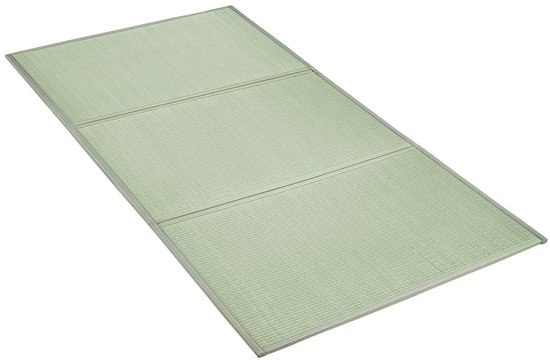Tatami Mat - Vloermatras Futon - Comfortabel Slapen - Natuurlijk Gras Materiaal - 210 x 99 cm - Groen