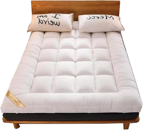 Tatami matras - Japanse slaapmat - Comfortabel slapen - 10 cm dik - 135 x 200 cm - Wit
