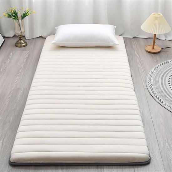 Tatami Matras - Japanse Vloermat - Comfortabel Slapen - 4D Honingraat Net - 150 x 200 cm - Geel
