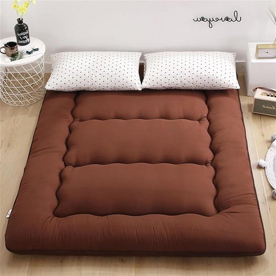 Tatami Matras - Vloermatras Opvouwbaar - Comfortabel Slapen - Ademend En Zacht - 180x200 cm - Eff eenkleurig
