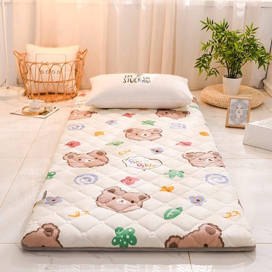 Tatami Matras - Vloermatras Slaapmat - Comfortabel Slapen - Ademende Polyestervezel - 150x200 cm - E