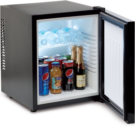 Technomax TP20N minibar koelkast - 20 liter - compleet geruisloos - omkeerbare deur - binnenverlichting