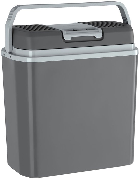tectake® Koelbox - Elektrisch - 20 Liter - Handvat - Auto Thermobox - Warmhoud Box - 12V & 230 Volt Lader - Camping Koelkast - Koelen en Verwarmen van Merkloos
