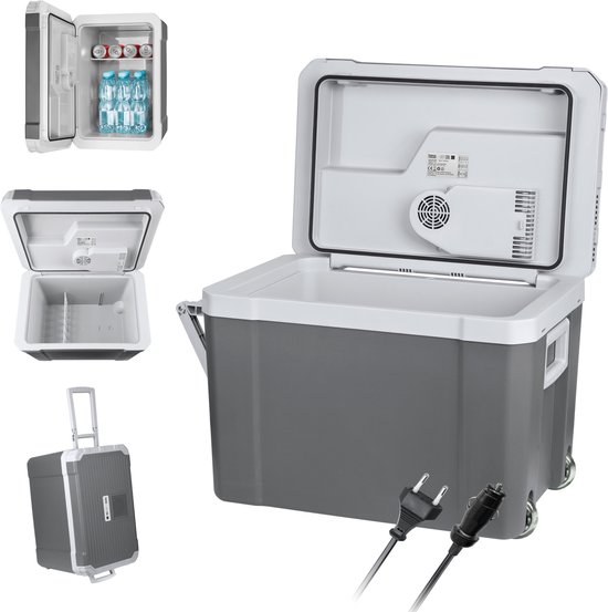 Teesa TSA5006.1 - Campingkoelkastje - 35L - Verwarming - Mobiel van Merkloos