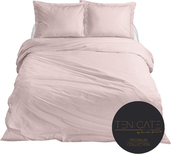 Ten Cate Premium Dekbedovertrek - Dekbedovertrek 240 x 220 katoen - Dekbedovertrekken - Dekbedovertrek 240 x 220 - Satijn - Blush Roze