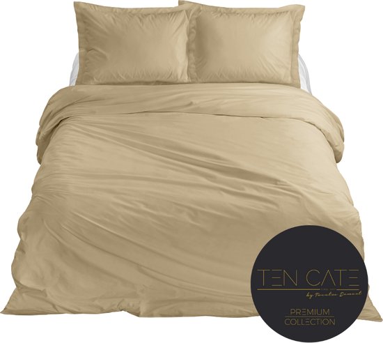 Ten Cate Premium Dekbedovertrek - Dekbedovertrek 240 x 220 katoen - Dekbedovertrekken - Dekbedovertrek 240 x 220 - Satijn - Summer Glow - Goud van Ten Cate