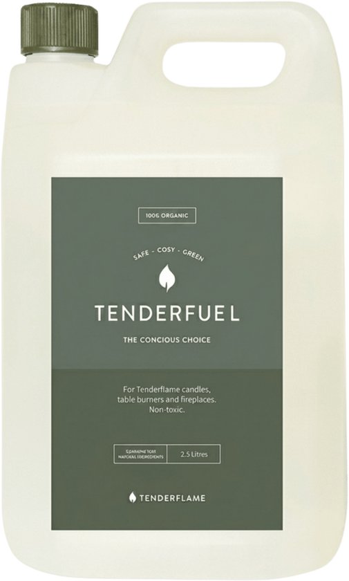 Tenderflame Tenderfuel 2.5 Liter - Tenderflame Brandstof - Rookvrij, schoon en geurarm - Bio-Ethanol Alternatief - Voor Tenderflame Haarden