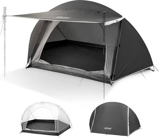 tent, 1-2 persoons koepeltent, ultralichte bivaktent, snel op te zetten, waterdicht, klein pakformaat voor trekking, outdoor, festival, kamperen van T