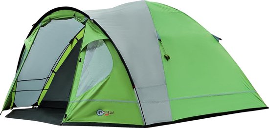Tent 3-4 perosonen, waterdicht, 4000 mm, koepeltent met voortent, familietent, festivaltent voor camping, reizen, trekking, tuin