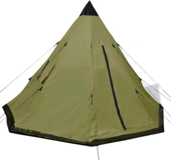 Tent 4-persoons groen van Quechua