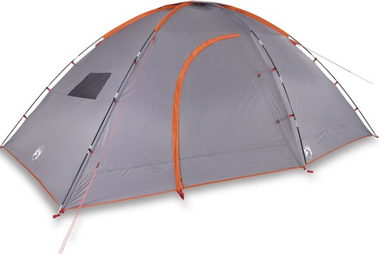 Tent 8-persoons waterdicht oranje van Coleman