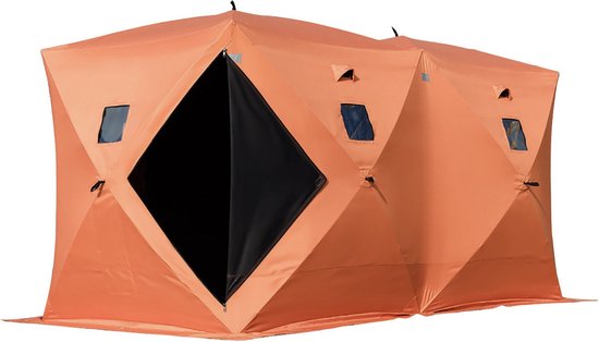 Tent - IJsvissen - Pop-up tent - Schuilplaats - Visuitrusting - 8-persoons - Draagbaar van T
