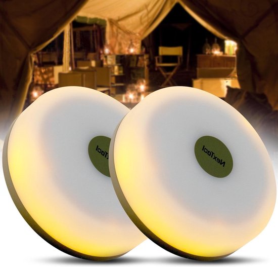 Tent Lichtketting Warm Wit 10 Meter - Camping Verlichting Set van 2 Stuks van LumenTEC